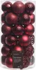 Weihnachtskugeln Kunststoff Ornamente 6cm 37er Set - Produktbild-Vorschau 1