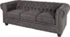 riess-ambiente Chesterfield 3er Sofa 205cm vintage grau Produktbild-Vorschau 9