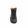 A black and orange work boot is shown from the front against a white background. Produktbild-Vorschau