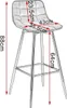 WOLTU 2er-Set Barhocker Designer Barstuhl Hocker Produktbild-Vorschau 7