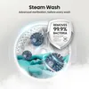Hisense WD3S9043BW3, Přední plnění, Stojací, Bílá, Levý, Náhled obrázku produktu 5