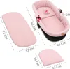 Stubenwagen Umrandung Musselin - Nestchen für Kinderwagen Produktbild-Vorschau 3