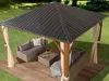 Gartenpavillon 3x3 m Holzoptik, Stahldach Hardtop 4 Produktbild-Vorschau 6