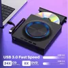 AIORBER Externer Blu-ray CD DVD Brenner, Tragbar Ultra Slim Produktbild-Vorschau 3