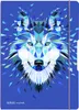 Herlitz Wild Animals Wolf, Obrázok, Modrá, A4, 80 listy, 80 Náhľad obrázku produktu 1