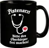 Bitte den Oberkörper frei machen Tasse Produktbild-Vorschau 1
