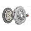 A clutch kit with pressure plate, clutch disc, and release bearing displayed against a white background. Voir les images du produit