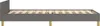 vidaXL Bettgestell ohne Matratze Dunkelgrau 100x200 cm Produktbild-Vorschau 5