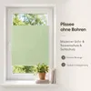 Plissee Klemmfix ohne Bohren 75x100cm Grün Sichtschutz Produktbild-Vorschau 2