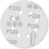 Exzenter-Schleifscheiben 125 mm Klett P220 mit 8 Loch Holz Produktbild-Vorschau 2