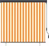 Tenda a rullo vidaXL bianca e arancione 180 x 250 cm in Anteprima dell’immagine prodotto 1