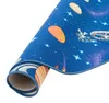 Kinder Spiel Teppich Weltall Blau Rund, Größe:133 cm Rund Produktbild-Vorschau 4