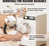 An instructional image showing how to clean a removable seat cushion cover. Podgląd zdjęcia produktu