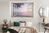 MuchoWow® Poster Aussicht - Strand - Palme 180x120 cm - Produktbild-Vorschau 4