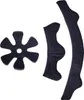 Core Street Stunt-Scooter Skate Helm Schwarz/Logo Weiß S/M Produktbild-Vorschau 6