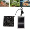 Collage of a chicken coop, a greenhouse, a camper van, and a solar-powered fan with a solar panel. Anteprima dell’immagine prodotto