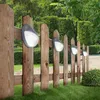 6er Set LED Zaun Solarleuchten, Durchmesser 11 cm Produktbild-Vorschau 8