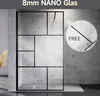 SONNI 120×200cm Walk-In Paroi de douche 8mm Nano ESG verre Voir les images du produit 1