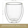 Creano doppelwandige Espresso-Gläser, 6er-Set 100ml Produktbild-Vorschau 5