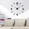 DIY Zegar ścienny Bezramowy lustrzany zegar ścienny 3D Duża Podgląd zdjęcia produktu 8