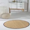 Bambusteppich HighQ 120cm rund Rutschfest, Pflegeleicht, Produktbild-Vorschau 1