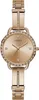 A close-up, studio shot of a rose gold Guess women's watch against a white background. Náhled obrázku produktu