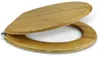 Sanfino® Bambus WC Sitz "Dark Brown" hochwertiger Produktbild-Vorschau 2