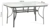 Tavolo da giardino rettangolare 150x90 in acciaio con piano Anteprima dell’immagine prodotto 6