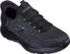 A black Skechers shoe is shown from a side angle against a white background. Náhled obrázku produktu