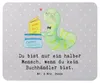 Mr. & Mrs. Panda Mauspad Buchhändler Herz - Grau Pastell - Produktbild-Vorschau 1