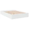 vidaXL Postel White 150x200 cm Dřevěný materiál Náhled obrázku produktu 5