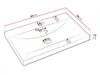 A line drawing diagram of a white bathroom sink with dimensions indicated. Náhled obrázku produktu