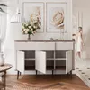 IDOHOME-Dreitürige Kommode NAVANI 130 cm mit 3 Schubladen Produktbild-Vorschau 4