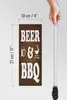 Holzschild Hinweis 27x10 cm Beer and BBQ Grill Bierglas Produktbild-Vorschau 6