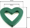 Blumen Steckschaum Herz 47x46x7cm offen für Frischblumen Produktbild-Vorschau