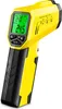 A yellow and black infrared thermometer is shown against a white background. Produktbild-Vorschau