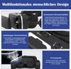 Collage of images showing features of a VR headset. Produktbild-Vorschau