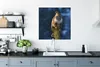MuchoWow® Poster Bussard - Zweig - Blau 75x75 cm - Wand Produktbild-Vorschau 3
