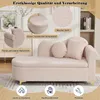 MODFU Chaiselongue Freizeitsofa Einzelsitz mit Lendenkissen Produktbild-Vorschau 9