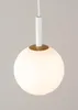 Lampa wisząca biała minimalistyczna nowoczesna szklana Podgląd zdjęcia produktu 5