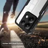 A phone case is shown in a dynamic, action-oriented scene, suggesting durability and protection. Produktbild-Vorschau