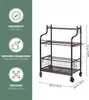 organizzatore di attrezzi da giardino eluno, carrello porta Anteprima dell’immagine prodotto 7