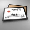 Gerahmtes Poster - Schwarzer Rahmen - China Angler Zeichnen Produktbild-Vorschau 3