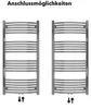 Badheizkörper Chrom 600 x 1200 mm – Handtuchheizkörper Produktbild-Vorschau 5