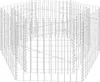 Sechseckiges Gabionen-Hochbeet 100×90×50 cm Produktbild-Vorschau 8