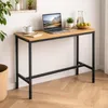 BEGRYF Barový stôl z kovu, čierny, dubový, 100 x 40 x 90 Náhľad obrázku produktu 6