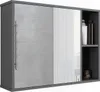 Badspiegelschrank Vicco Leano Anthrazit/Bergeiche 80 x 60 Produktbild-Vorschau 7
