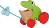 Goki Holz Frosch Nachziehtier - klassisches Spielzeug für Produktbild-Vorschau 1