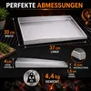 Plancha geschlossen Grillplatte 30x37 cm aus Edelstahl für Produktbild-Vorschau 2