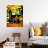 ARTland Poster Gläser Rotwein auf altem Fass Größe: 30x40 Produktbild-Vorschau 5
